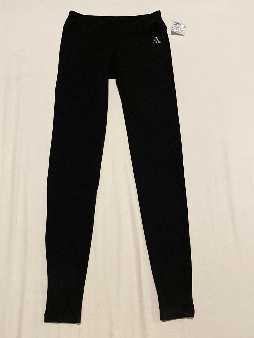 MAdidas ClimaLite Studio Pant Black Slim Fit Leggings Heel Cutout Small